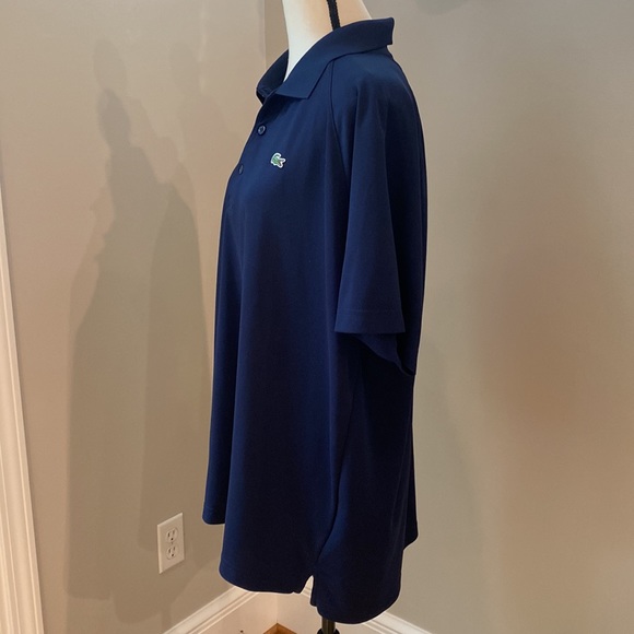 Mens Lacoste Sport Ultra Dry breathable short sleeve polo performance shirt blue - Picture 5 of 11